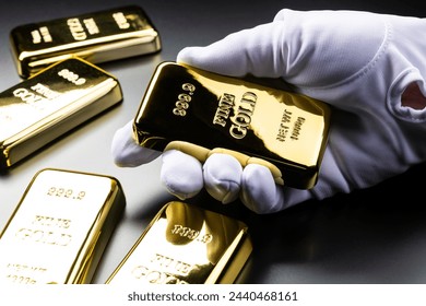 Image of Gold Transactions Featuring Gold Ingots