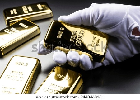 Image of Gold Transactions Featuring Gold Ingots