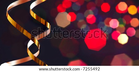 An image of golden ribbon