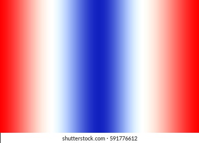 Image Gradient From Red, White To Blue.