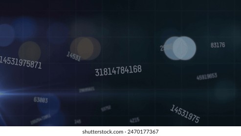 Image of graph and diverse data. Global business data processing and connections concept digitally generated image.