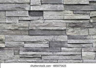 An image of grey stacked brick texture.