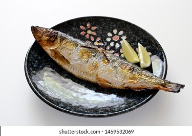 Image Of Grilled Pacific Herring With Salt