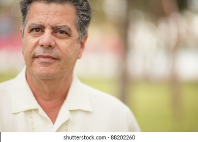 Image Of A Handsome Cuban Male In The Park