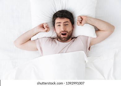 Image result for morning yawn on bed