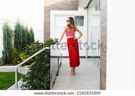 Similar – Image, Stock Photo jessica Feminine Woman