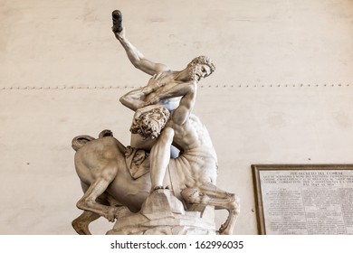 An image of Hercules Beating the Centaur Nessus