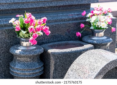 Image of Japanese graves and graveyards. - Shutterstock ID 2175763175