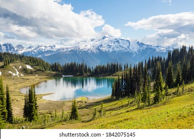 Image lake and Glacier Peak in Washington, USA - Shutterstock ID 1842075145