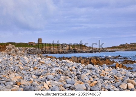 Image of Lancresse area Loophole Tower 5. Napoleonic Martello Tower and Fort le Marchant, Guernsey