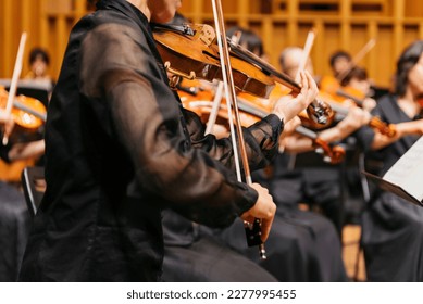Image of a large orchestra