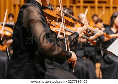 Image of a large orchestra