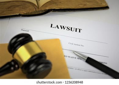 An Image Of A Lawsuit