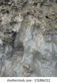 image of layer of a dirt and mudflow