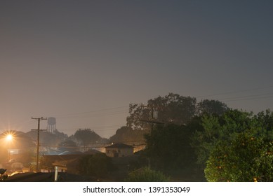 The Image Is A Long Exposure Shot Of My Neighborhood In Lynwood California.