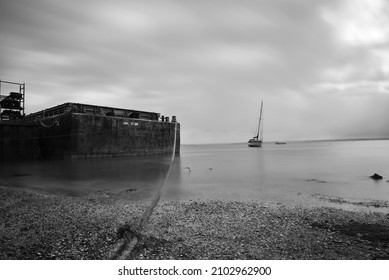 Image Looking Out On The River Thames, In A Small Fishing Town