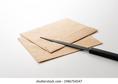 Image of mail using envelopes and paper knives