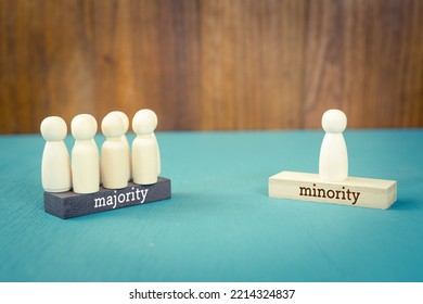 Image of Majority and Minority - Shutterstock ID 2214324837