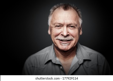 An Image Of A Man With A Moustache