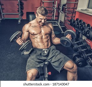 Image Of Man Who Is Having Hard Workout