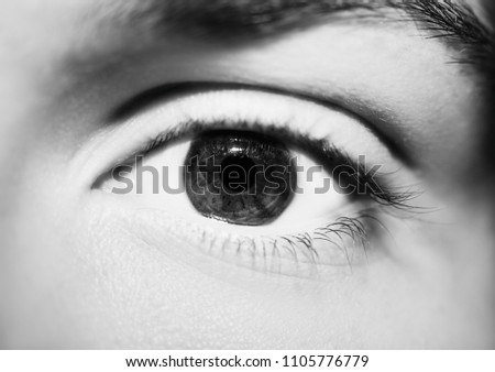 Similar – eye droplets Eyes Eyelash