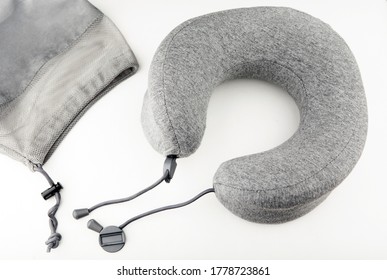 Image Of Massage Neck Pillow White Background 