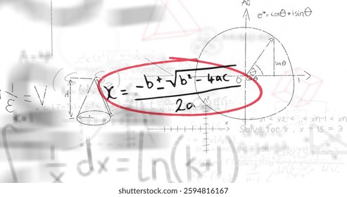 Image of mathematical data processing over white background. Global science, connections, computing and data processing concept digitally generated image. - Powered by Shutterstock - Get 15% off with code: PIKWIZARD15