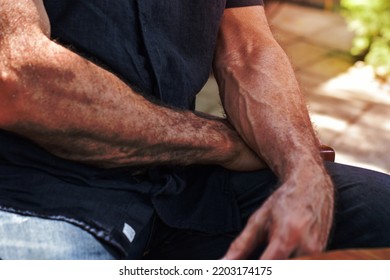 Image Of A Men's Hairy Hand