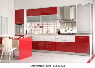 an image of Modern Kitchen drawers and Granite Countertop - Powered by Shutterstock