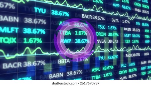 Image of moving clock and financial data processing over office in background. Global finances business digital interface and technology concept digitally generated image. - Powered by Shutterstock - Get 15% off with code: PIKWIZARD15