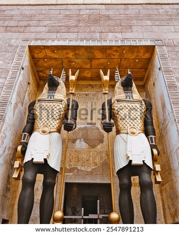 Image of mummy statues in Universal studios