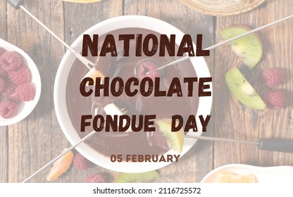 Image Of National Chocolate Fondue Day 5th Of February 