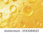 Image of Natural resource sunflower oil substance texture close up. Professional photo for food blog