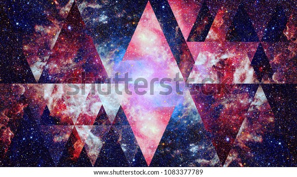 Photograph 6x4" Sacred Geometry Nebula Galaxy Art 15x10cm #21934 