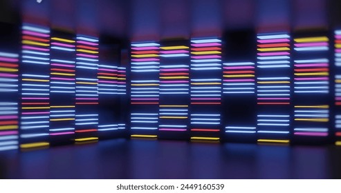 Image of numbers and lights on black background. retro future and digital interface concept digitally generated image. - Powered by Shutterstock - Get 15% off with code: PIKWIZARD15