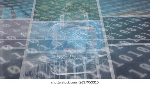 Image of numbers, screens, globe and binary code. Network, data processing, digital screen and communication concept digitally generated image. - Powered by Shutterstock - Get 15% off with code: PIKWIZARD15