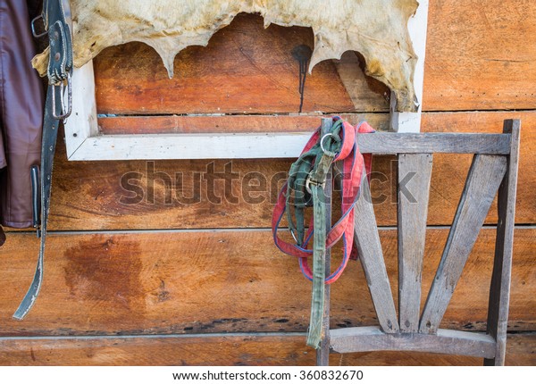 Image Old Chair Horse Riding Equipment Stock Photo Edit Now