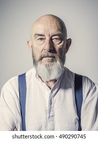 An Image Of An Old Man With A Beard Portrait