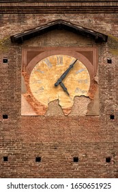 An Image of Old Wall Clock, Siena, Italy