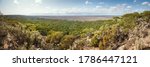 An image of a panoramic landscape scenery at Nullarbor region south Australia