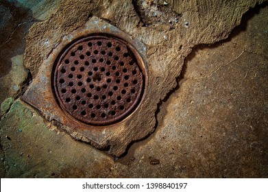 Image Of Parents Basement Drain In St. Louis Missouri