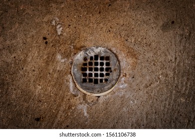 Image Of Parents Basement Drain In St. Louis Missouri