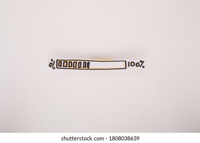 Image progress loading bar on white