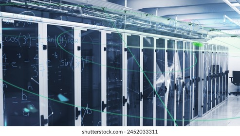 Image of question marks and data processing over server room. Global data processing connections technology and digital interface concept digitally generated image. - Powered by Shutterstock - Get 15% off with code: PIKWIZARD15