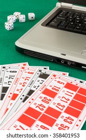 Image Related To Classic And Online Casino  Games  On A Bingo Cardas Background From A Player's Perspective