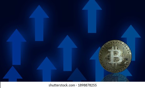 
Image Of Rising Bitcoin Price