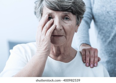 Image of sad woman suffering from senility - Shutterstock ID 400982539