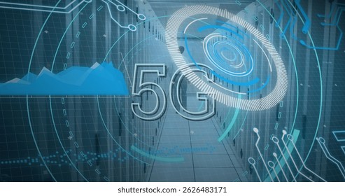 Image of scope scanning and data processing over computer circuit board. Global digital interface technology and networking concept digitally generated image. - Powered by Shutterstock - Get 15% off with code: PIKWIZARD15