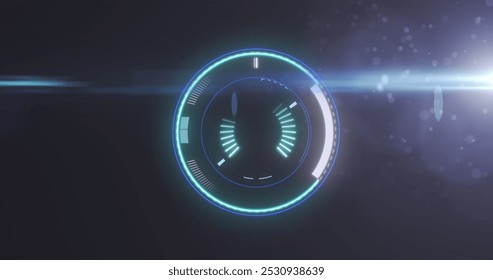 Image of scope scanning over computer circuit board. global technology, digital interface and data processing concept digitally generated image. - Powered by Shutterstock