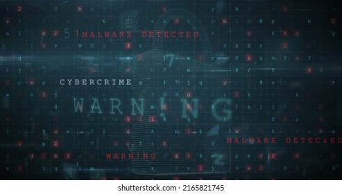 Image of security padlock over data processing on dark background. global communication and data security concept digitally generated image.